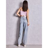 ハイウエストGYDA CUT OUT SIDE RIPPEDデニムパンツ | GYDA | 詳細画像7 