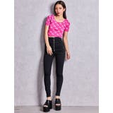 ハイウエストsacred edge crossフロントZIPレースアップスキニー… | GYDA | 詳細画像13 