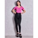 ハイウエストsacred edge crossフロントZIPレースアップスキニー… | GYDA | 詳細画像14 