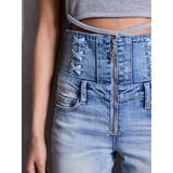 ハイウエストsacred edge crossフロントZIPレースアップスキニー… | GYDA | 詳細画像16 