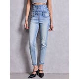 ハイウエストsacred edge crossフロントZIPレースアップスキニー… | GYDA | 詳細画像17 