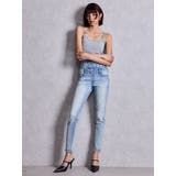 ハイウエストsacred edge crossフロントZIPレースアップスキニー… | GYDA | 詳細画像3 