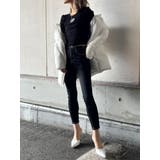 【TINY】ハイウエストワンウォッシュスキニーパンツ | GYDA | 詳細画像10 