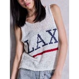 LAXテープヤーンニットタンクトップ | GYDA | 詳細画像1