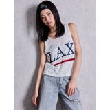 LAXテープヤーンニットタンクトップ | GYDA | 詳細画像3