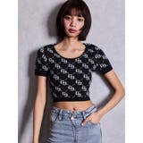 GG jacquardラメニットTOPS | GYDA | 詳細画像2