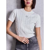 オフホワイト | Symmetry GYDAケーブルニットTOPS | GYDA