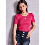 symmetry GYDAプレートハーフスリーブニットTOPS | GYDA | 詳細画像11