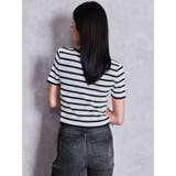 symmetry GYDAプレートハーフスリーブニットTOPS | GYDA | 詳細画像19
