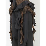 LEOPARD HEM DRAPE EDGEベアTOPS | GYDA | 詳細画像21