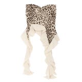 LEOPARD HEM DRAPE EDGEベアTOPS | GYDA | 詳細画像33 