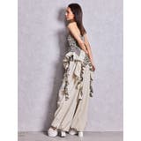 LEOPARD HEM DRAPE EDGEベアTOPS | GYDA | 詳細画像7