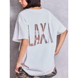 オフホワイト | LAXAメッシュBIG Tシャツ | GYDA