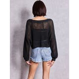 GLITTERメッシュニットカーディガン | GYDA | 詳細画像11 