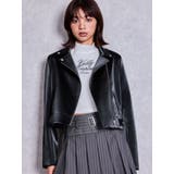 フェイクレザーライダースジャケット | GYDA | 詳細画像3