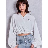 GYDAプレートカシュクールショートブラウス | GYDA | 詳細画像2
