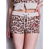 ベージュ | GYDA×GALFY leopard pile マイクロショートパンツ | GYDA