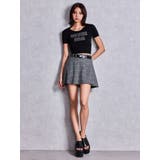 Symmetry GYDAベルト付GLITTER CHECKスカートライクショー… | GYDA | 詳細画像13