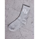 グレー | GG BICOLOR RIB SOX | GYDA