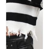 Vネックグラインダーニットトップス | GYDA | 詳細画像26