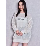 Valdy empire embroideryメッシュニットトップス | GYDA | 詳細画像11 