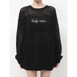 Valdy empire embroideryメッシュニットトップス | GYDA | 詳細画像15 