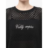 Valdy empire embroideryメッシュニットトップス | GYDA | 詳細画像18 