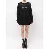 Valdy empire embroideryメッシュニットトップス | GYDA | 詳細画像22 