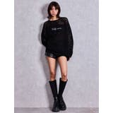 Valdy empire embroideryメッシュニットトップス | GYDA | 詳細画像4 