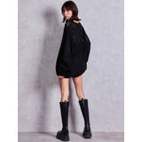 Valdy empire embroideryメッシュニットトップス | GYDA | 詳細画像5 