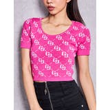 ピンク | GG jacquardラメニットTOPS | GYDA