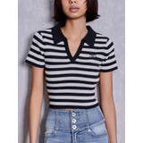 ミックス | Symmetry GYDAハーフスリーブPOLOニットトップス | GYDA