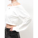 フロントクロスストラップオフショルショートスウェットトップス | GYDA | 詳細画像20