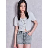 BUNNY 2WAYレースアップショートTシャツ | GYDA | 詳細画像13