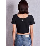 BUNNY 2WAYレースアップショートTシャツ | GYDA | 詳細画像9