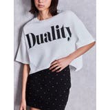 オフホワイト | DualityルーズショートTシャツ | GYDA
