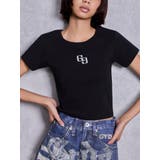 ブラック | GLITTER GG Tシャツ | GYDA