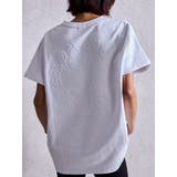 オフホワイト | sacred edge cross emboss BIG Tシャツ | GYDA