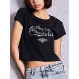 ブラック | Coca-Cola bijou Tシャツ | GYDA