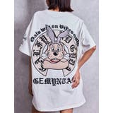 オフホワイト | GYDA×GALFY BACK LOGO BIG Tシャツ | GYDA
