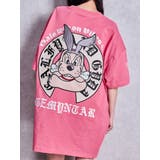ピンク | GYDA×GALFY BACK LOGO BIG Tシャツ | GYDA