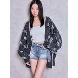 GG glitter quiltingニットカーディガン | GYDA | 詳細画像10