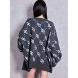 GG glitter quiltingニットカーディガン | GYDA | 詳細画像11