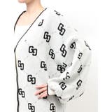 GG glitter quiltingニットカーディガン | GYDA | 詳細画像19