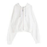 bijou string ZIP UPスウェットパーカー | GYDA | 詳細画像29