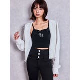 bijou string ZIP UPスウェットパーカー | GYDA | 詳細画像7 