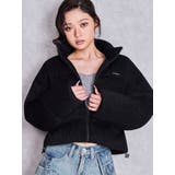 ブラック | GYDAプレートラメコーデュロイダウンコート | GYDA