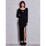 GG bijou MOLD long sleeveニットロングワンピース | GYDA | 詳細画像6