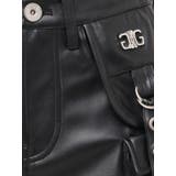 ハイウエストEYELET STRAP CARGOフェイクレザーショートパンツ | GYDA | 詳細画像24