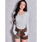 GG studs leopardショートパンツ | GYDA | 詳細画像12